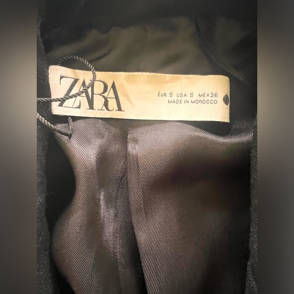 Zara Blazer, Black Size Small NWT - Picture 7 of 8